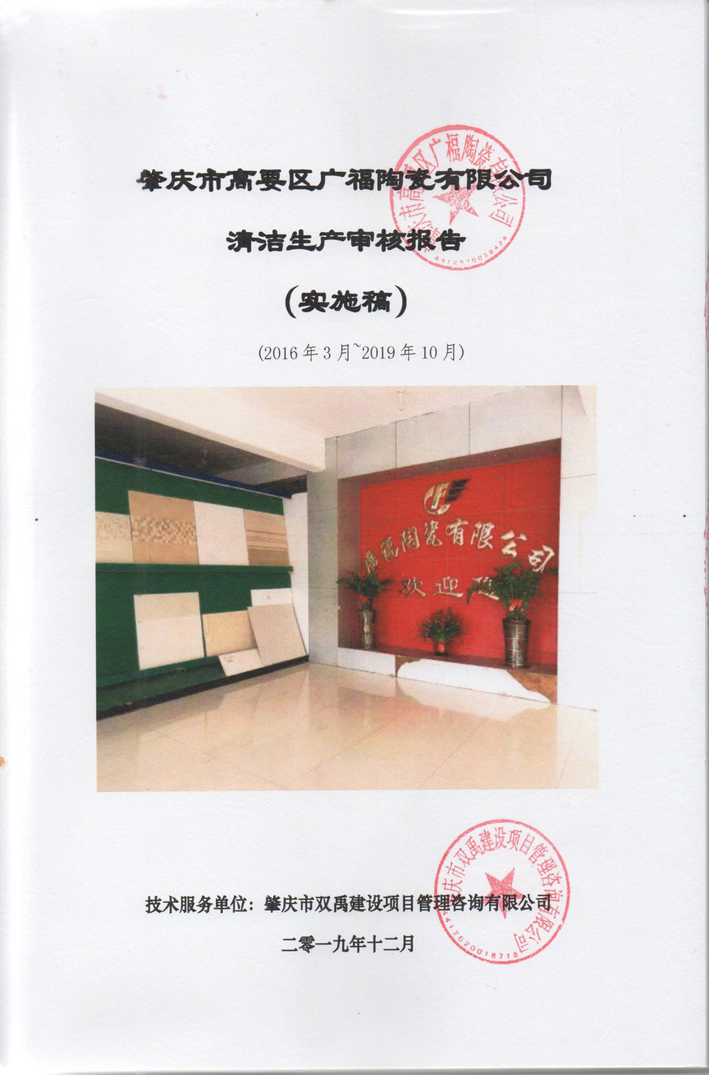 清潔生產(chǎn)審核報(bào)告實(shí)施稿